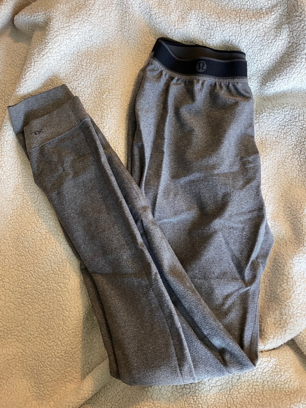 lululemon athletica Men's Heather Gray Performance Jogger Leggings XL